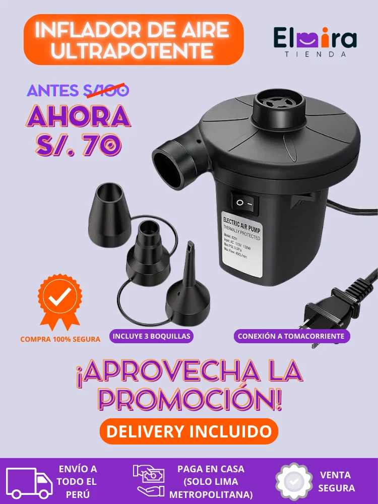 Inflador ultra potente