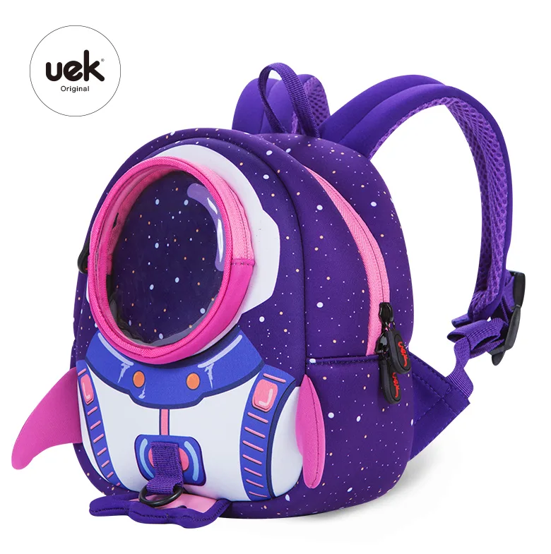 Mochila Escolar Juvenil Astronauta Rosada