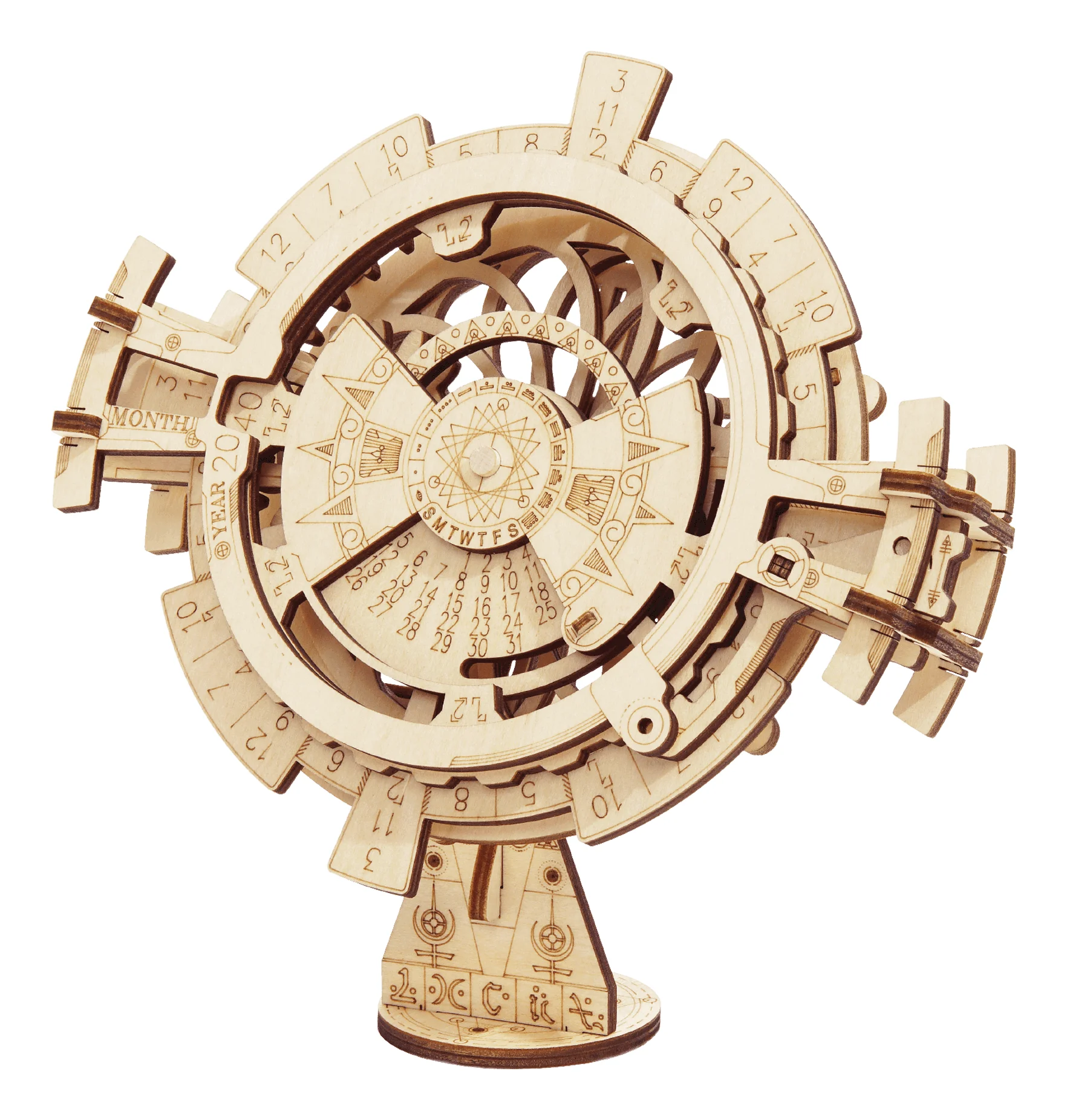 Calendario Perpetuo Mecanico Vintage Armable