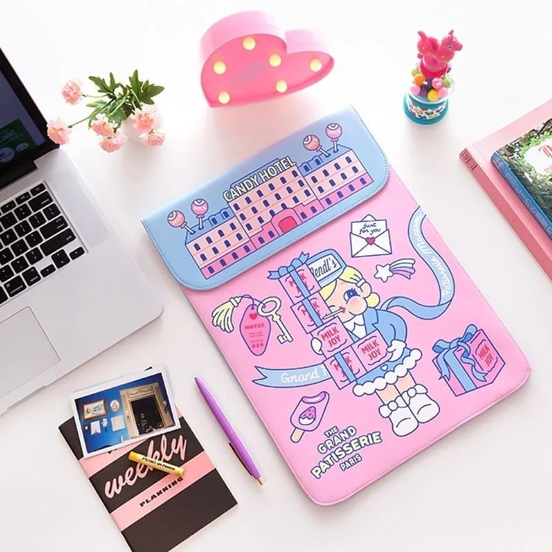 Protector Funda Laptop Mujer Candy Hotel 15 pulgadas