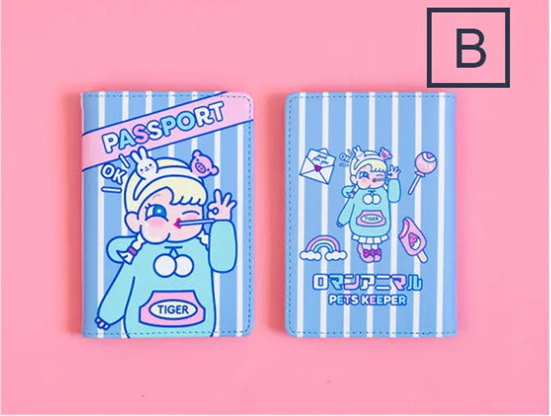 Funda Porta Pasaporte Mujer Juvenil