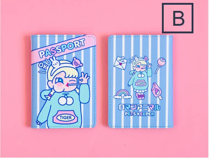Funda Porta Pasaporte Mujer Juvenil