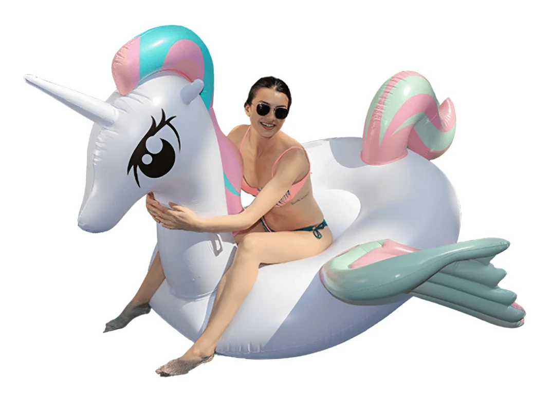 Flotador Inflable Unicornio Rosado Pequeño