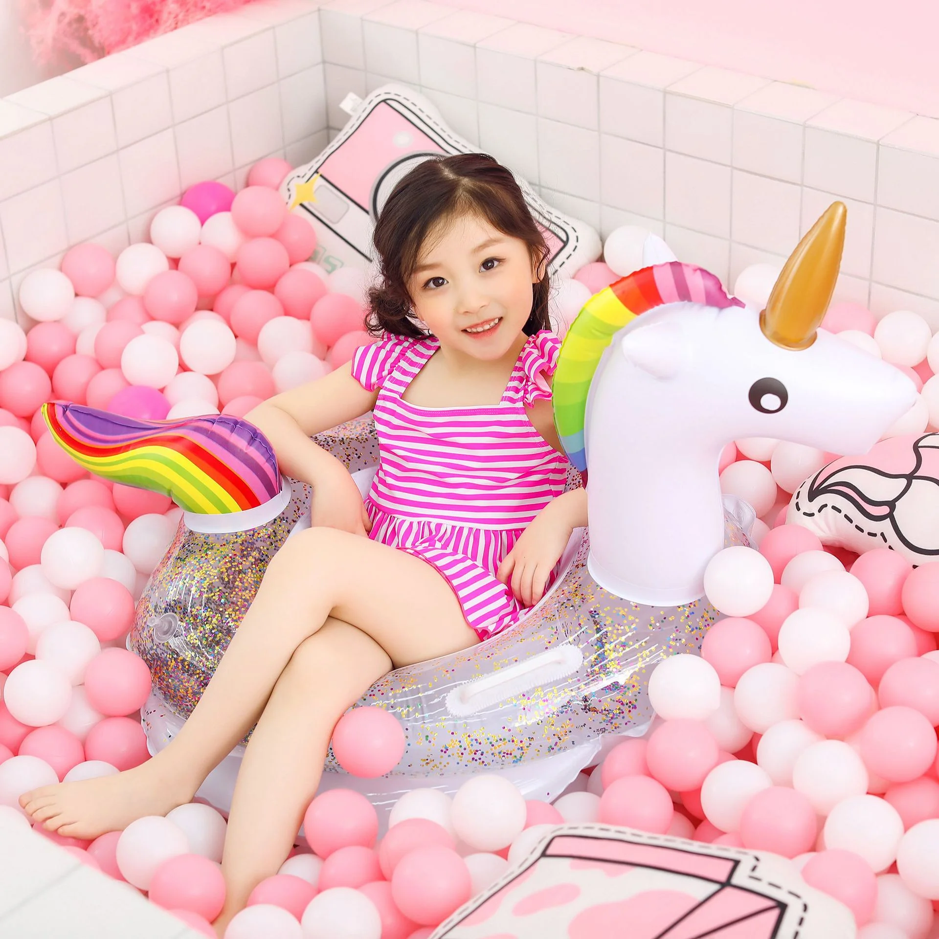Flotador Inflable Anillo Unicornio Niño