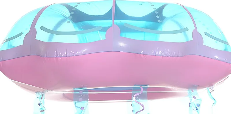 Flotador Inflable Medusa Eléctrica Anillo