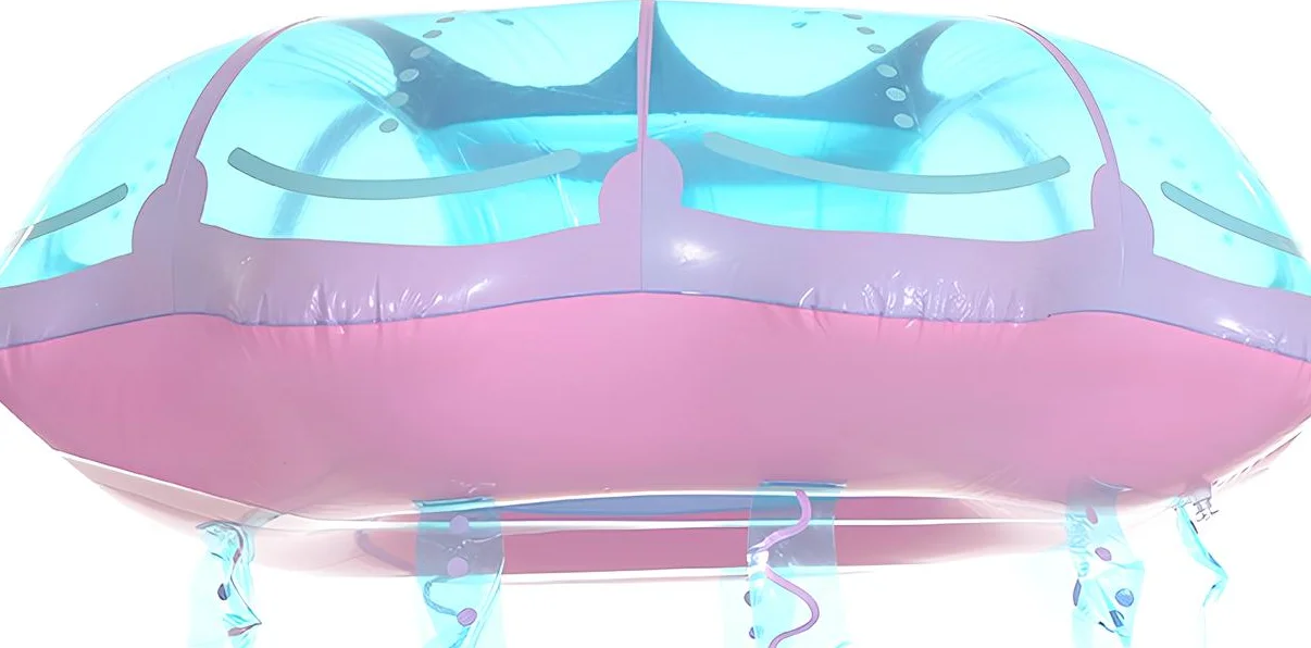Flotador Inflable Medusa Eléctrica Anillo